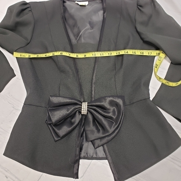 VINTAGE Formal Dress/Skirt Suit EUC Blk 5/6-8 - Picture 12 of 16